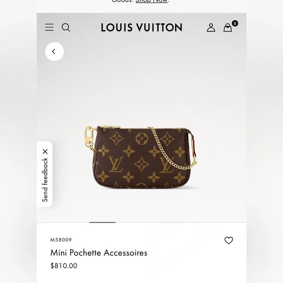 Louis Vuitton Mini Pochette - Picture 1 of 6